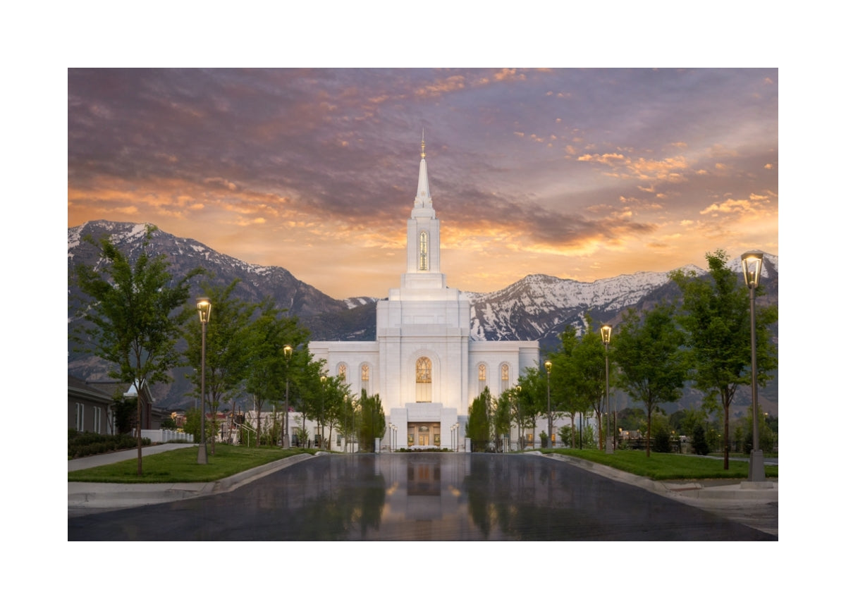 Orem Temple - Sunrise
