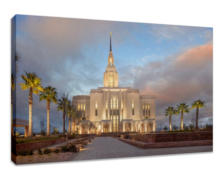 Red Cliffs Utah Temple - Sunset