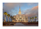 Red Cliffs Utah Temple - Sunset