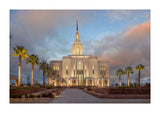 Red Cliffs Utah Temple - Sunset