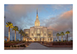 Red Cliffs Utah Temple - Sunset