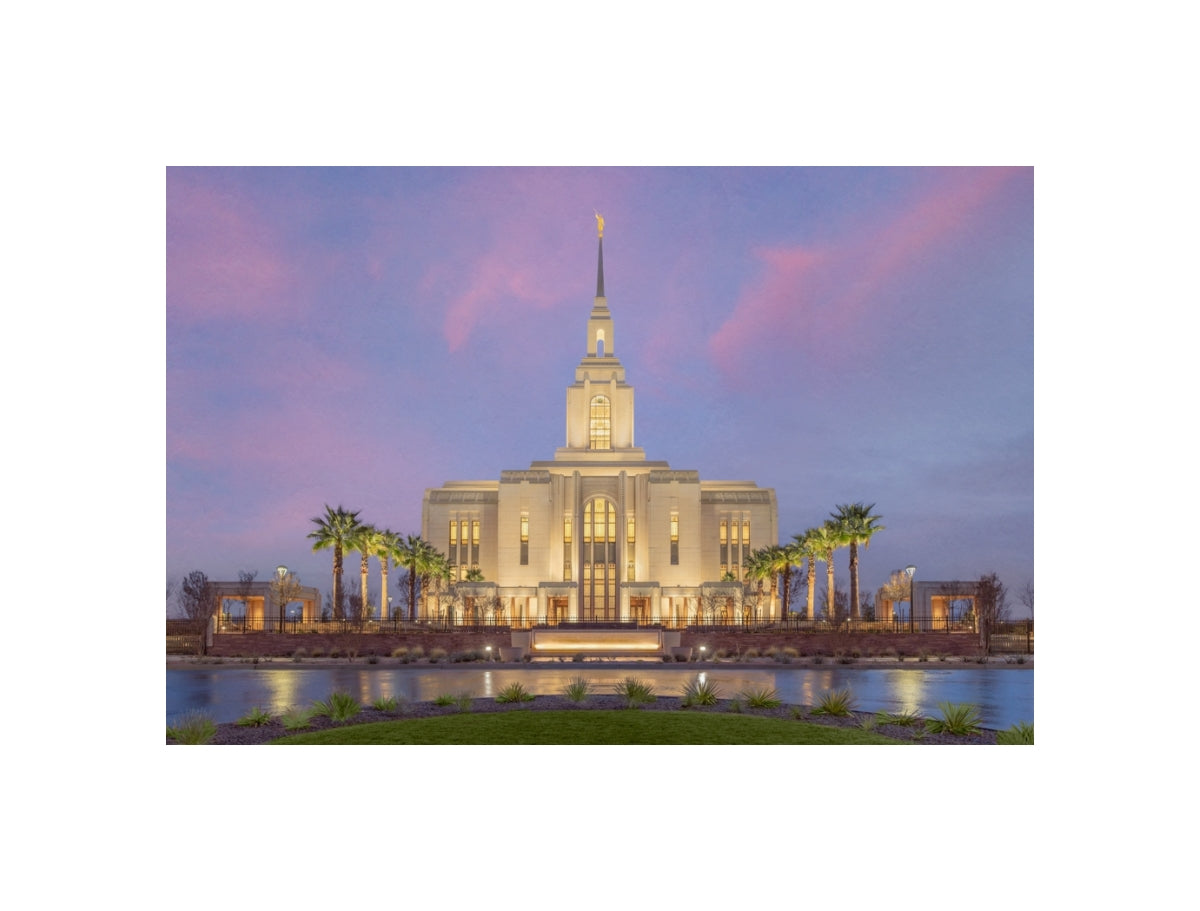 Red Cliffs Utah Temple - Eventide