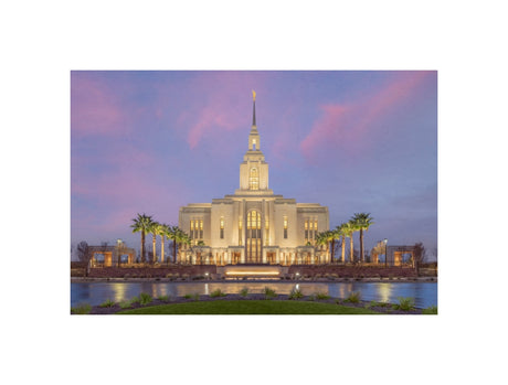 Red Cliffs Utah Temple - Eventide