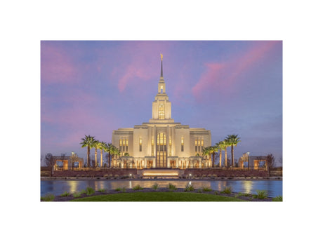 Red Cliffs Utah Temple - Eventide