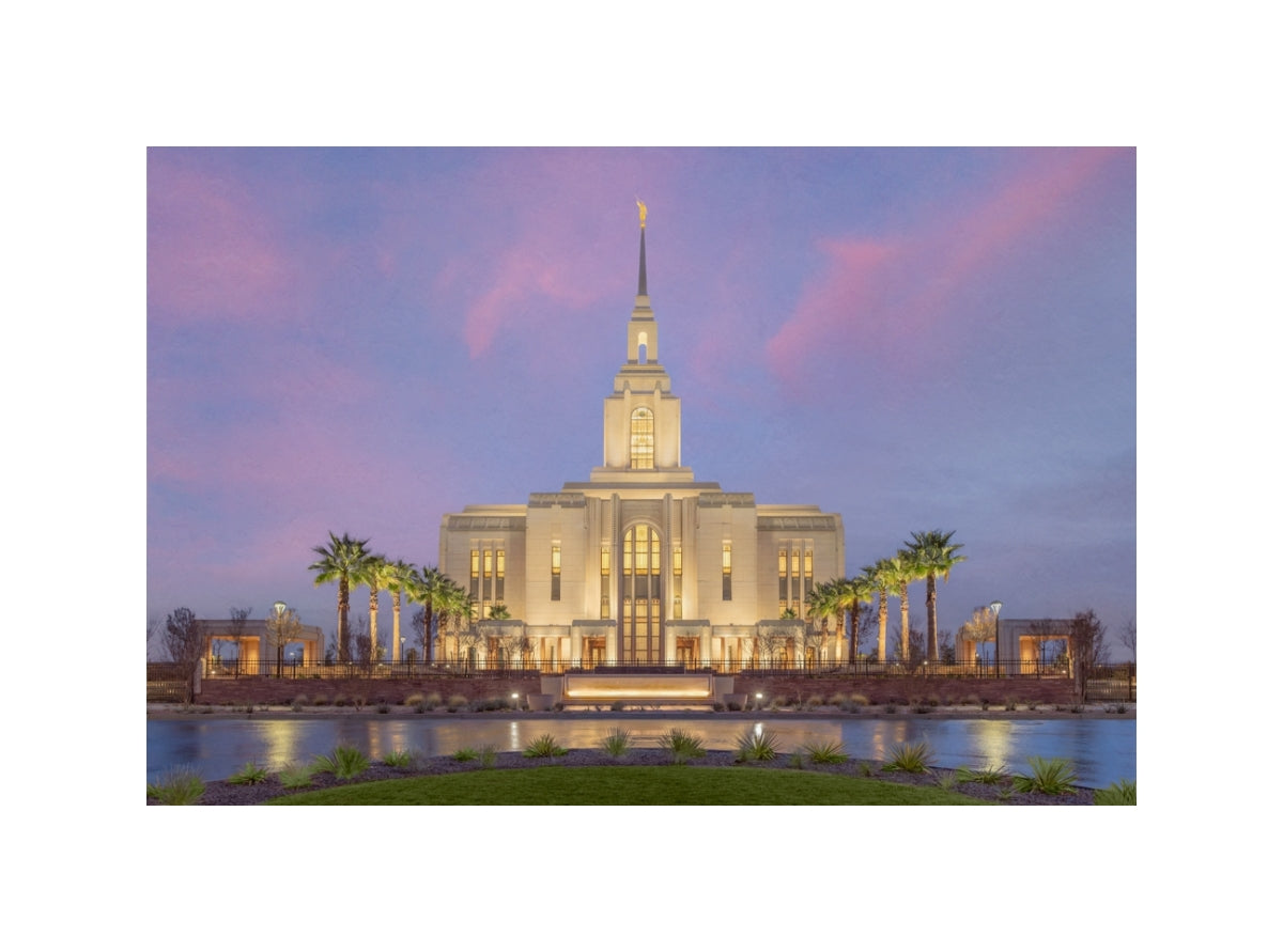 Red Cliffs Utah Temple - Eventide