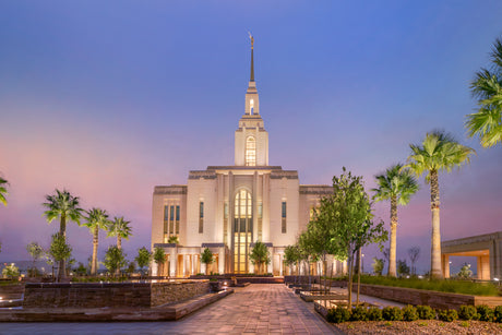 Red Cliffs Utah Temple - Covenant Path - 8x12 giclee paper print