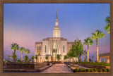 Red Cliffs Utah Temple - Covenant Path - framed giclee canvas