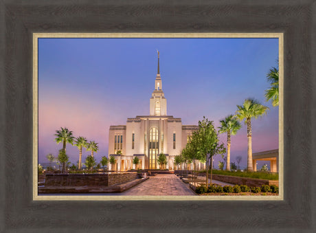 Red Cliffs Utah Temple - Covenant Path - framed giclee canvas