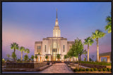 Red Cliffs Utah Temple - Covenant Path - framed giclee canvas