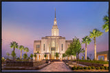 Red Cliffs Utah Temple - Covenant Path - framed giclee canvas