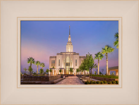 Red Cliffs Utah Temple - Covenant Path - framed giclee canvas