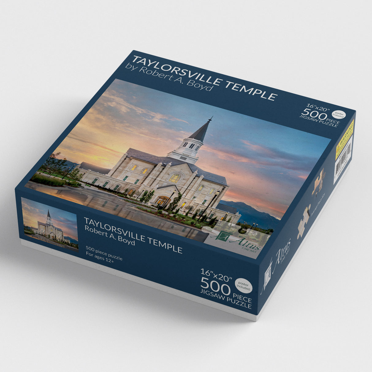 Taylorsville Temple 16x20 jigsaw puzzle 500 pieces