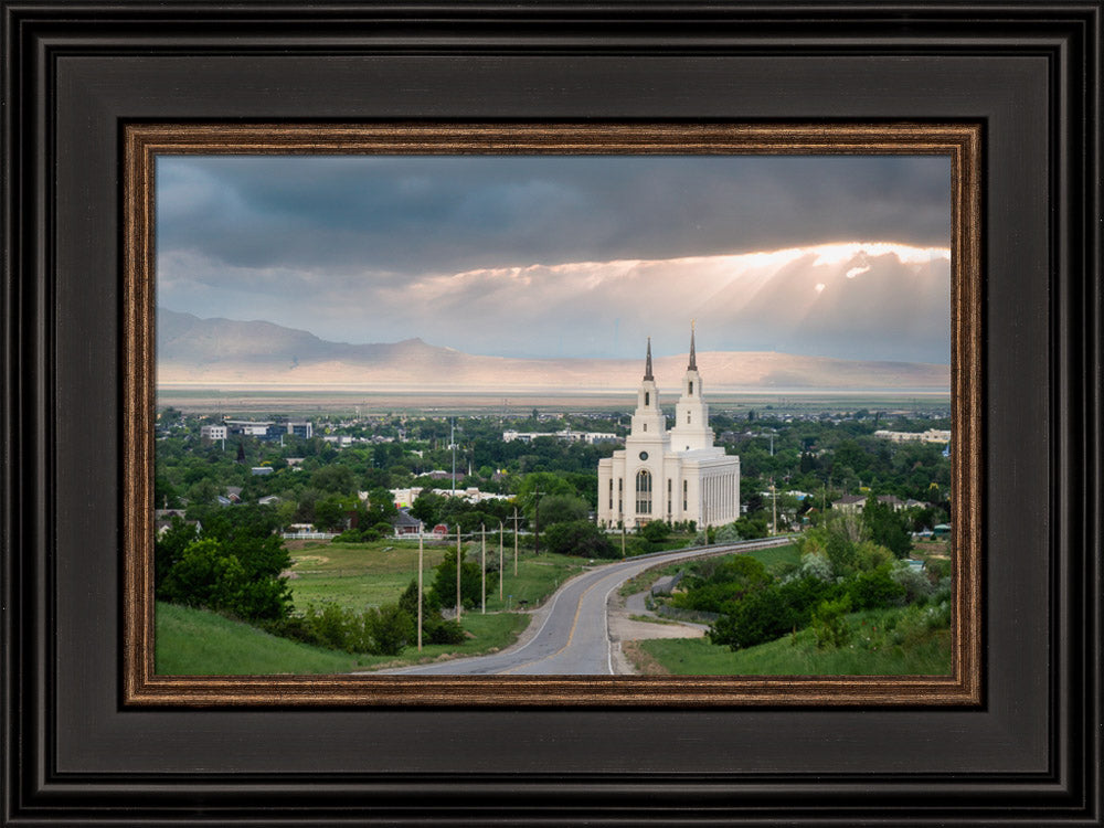 Layton Temple - A Royal View - framed giclee canvas