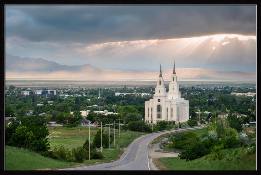 Layton Temple - A Royal View - framed giclee canvas