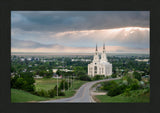 Layton Temple - A Royal View - framed giclee canvas