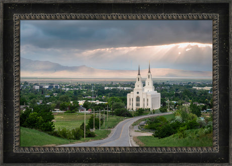 Layton Temple - A Royal View - framed giclee canvas