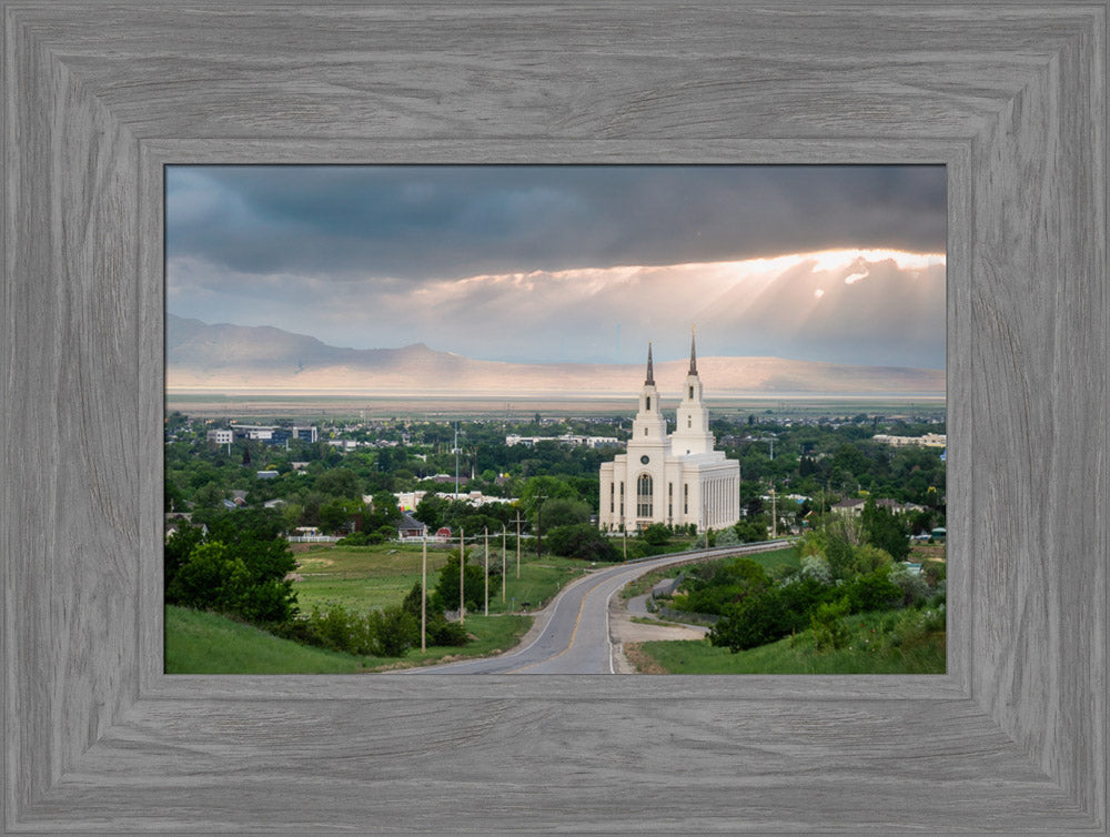 Layton Temple - A Royal View - framed giclee canvas