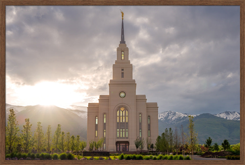 Layton Temple - Sunrise by Robert A Boyd | Altus Fine Art