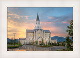 Taylorsville Temple - Covenant Path - framed giclee canvas