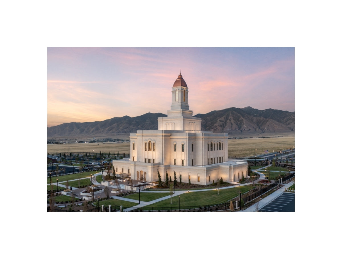 Deseret Peak Temple - Summer Sunset