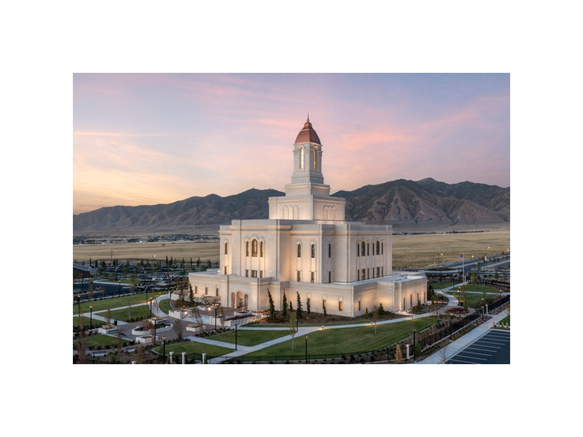 Deseret Peak Temple - Summer Sunset