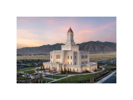 Deseret Peak Temple - Summer Sunset