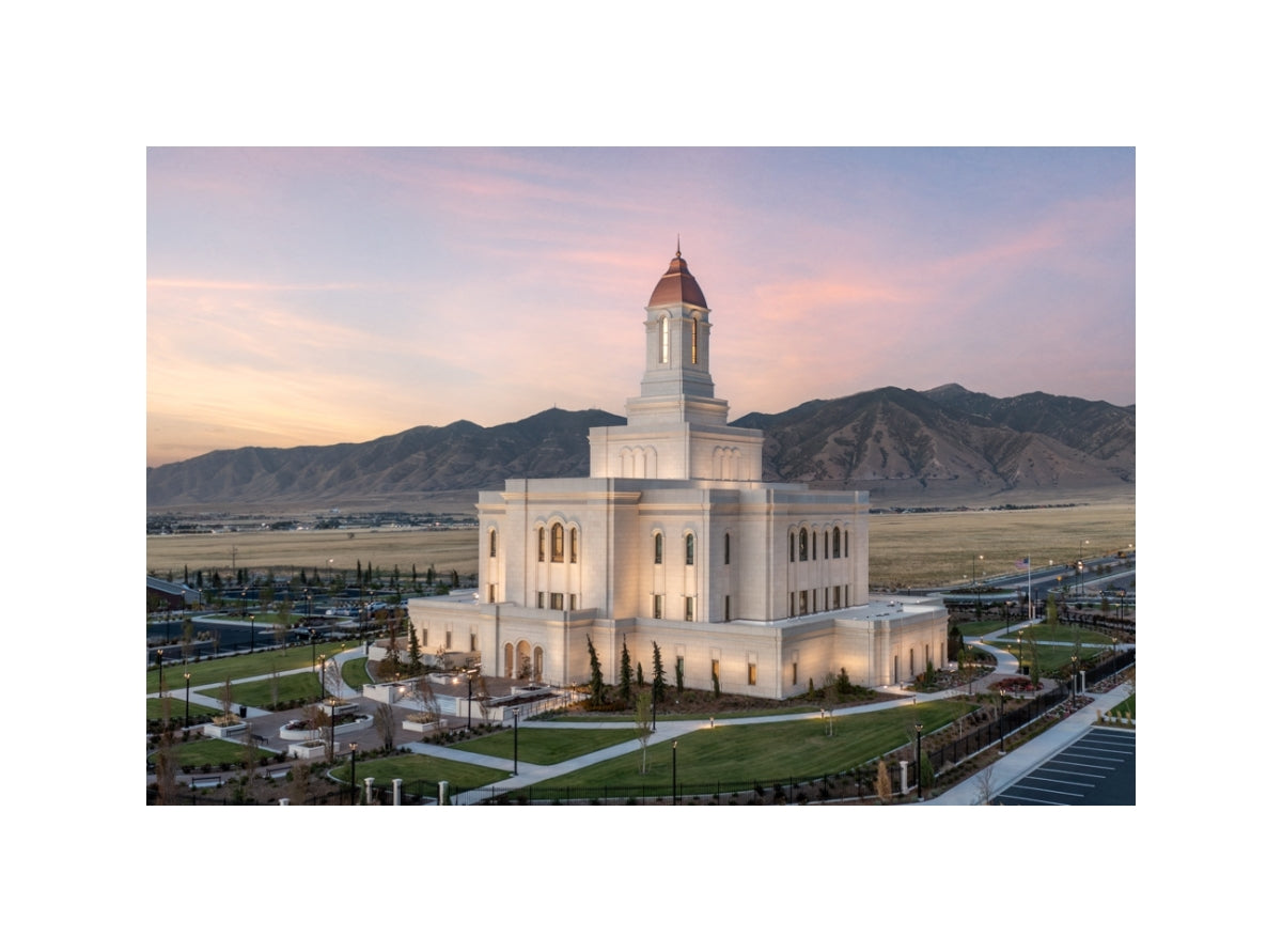 Deseret Peak Temple - Summer Sunset