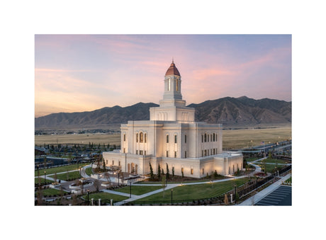 Deseret Peak Temple - Summer Sunset