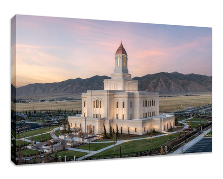 Deseret Peak Temple - Summer Sunset