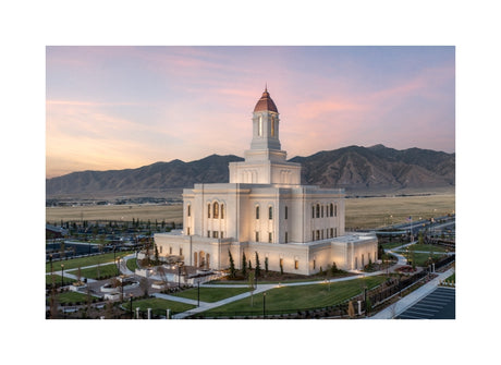 Deseret Peak Temple - Summer Sunset