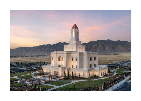 Deseret Peak Temple - Summer Sunset