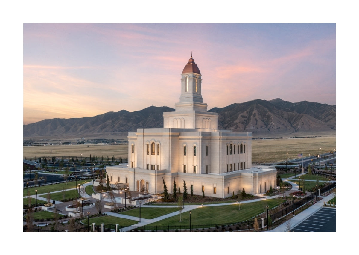 Deseret Peak Temple - Summer Sunset