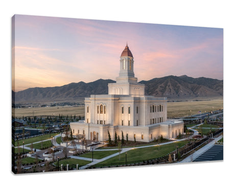 Deseret Peak Temple - Summer Sunset