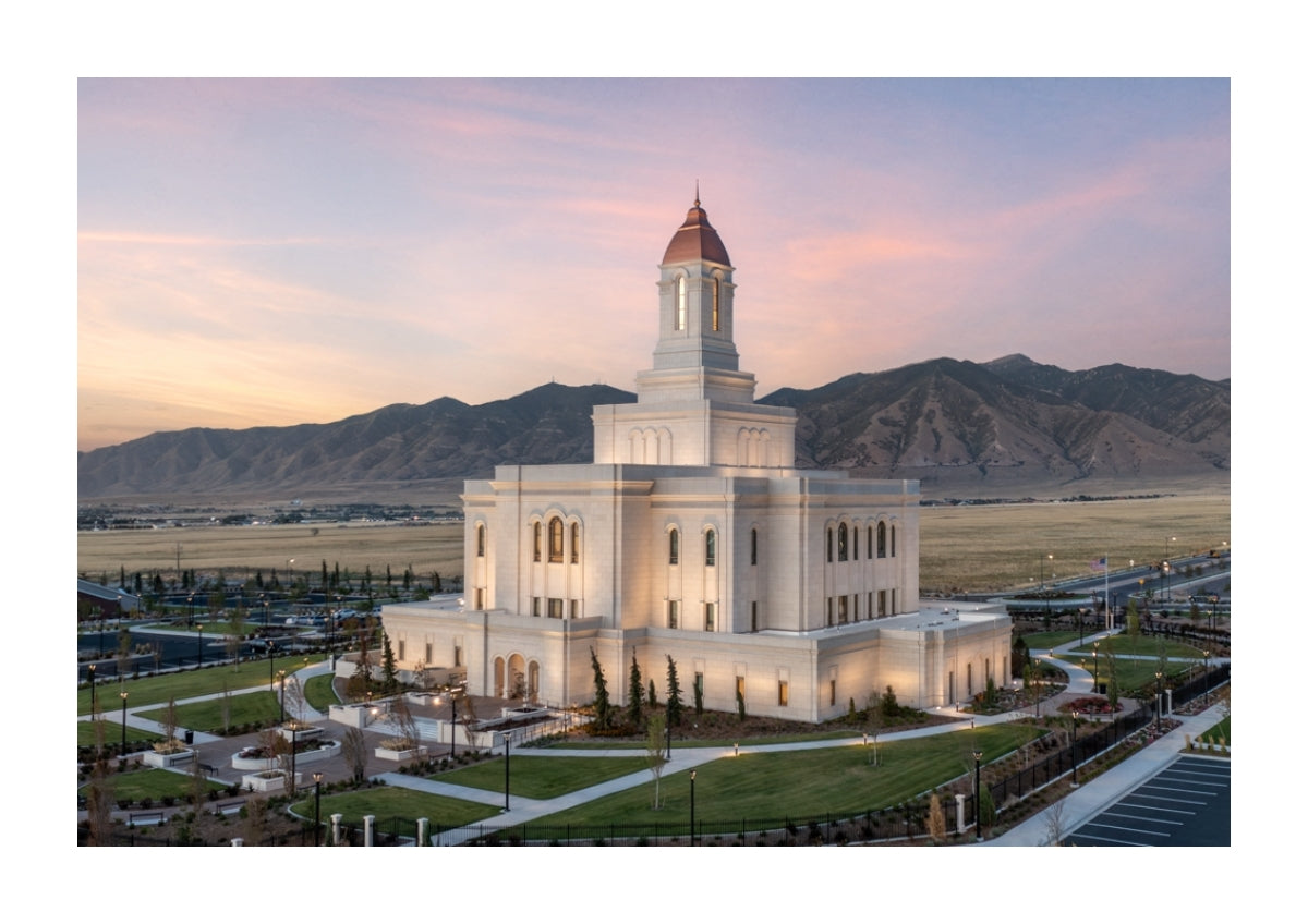 Deseret Peak Temple - Summer Sunset