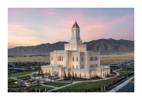 Deseret Peak Temple - Summer Sunset