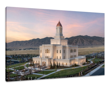 Deseret Peak Temple - Summer Sunset