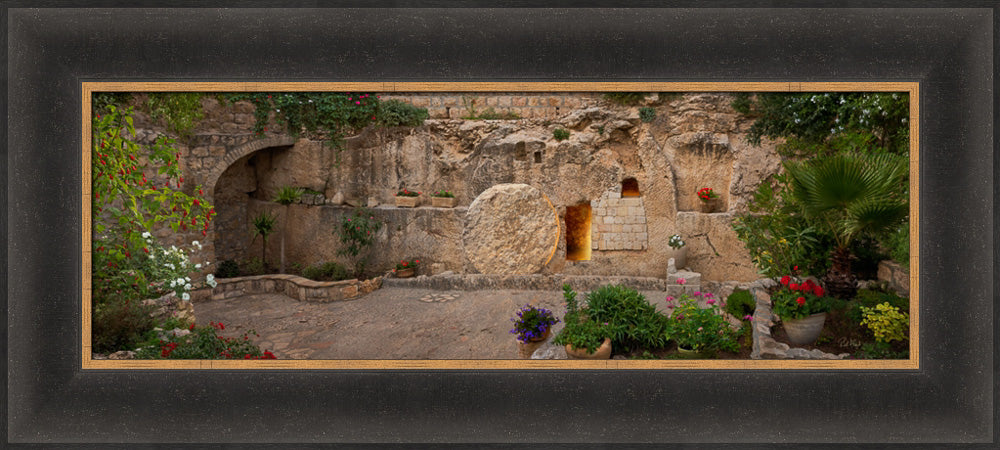 The Garden Tomb - panoramic by Robert A Boyd