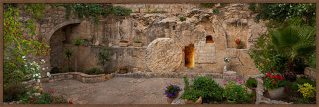 The Garden Tomb - panoramic by Robert A Boyd