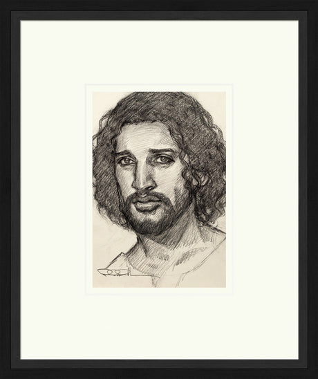 Drawing Study of Christ by Rose Datoc Dall