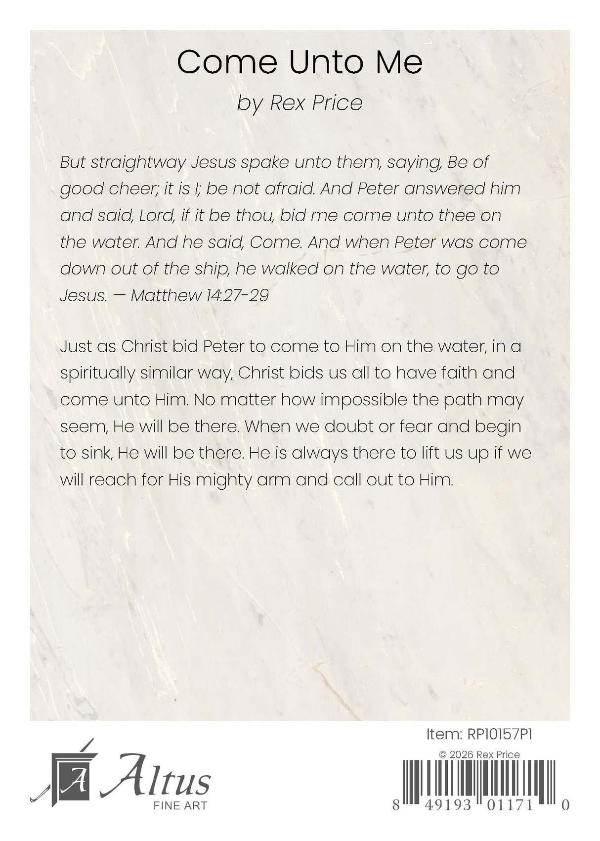 Come Unto Me
