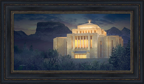 Cardston Temple - Evening