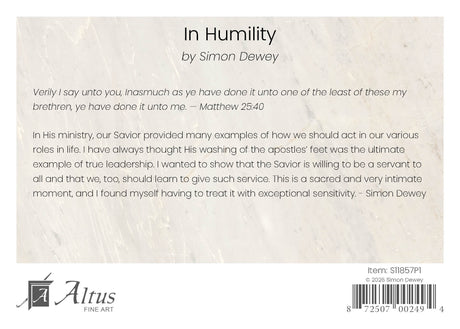 In Humility by Simon Dewey