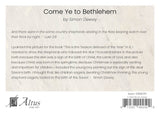 Come Ye to Bethlehem