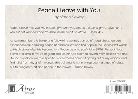 Peace I Leave With You