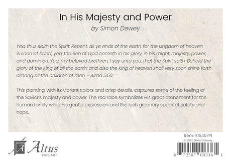 In His Majesty and Power