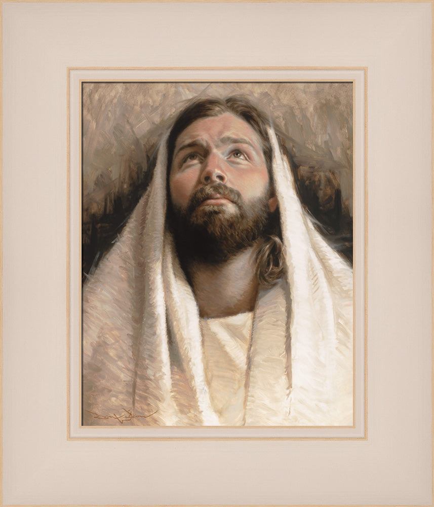 Submission 12x14 framed textured print white frame