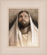 Submission 12x14 framed textured print white frame