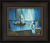 From the shore Jesus calls fishermen to become fishers of men.