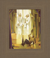 God, the Father, and Jesus Christ appear to the boy, Joseph Smith.