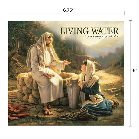 Living Water Simon Dewey 2027 Mini Calendar